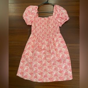 J crew Smocked Floral Dress XS
